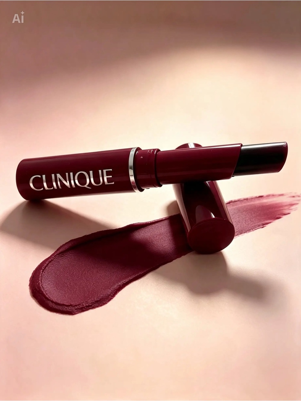 Clinique Twist-Up Matte Lipstick — Deep Berry Red